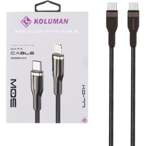 کابل شارژ فست و Koluman Type-C to Lightning PD مدل KD-77 30W